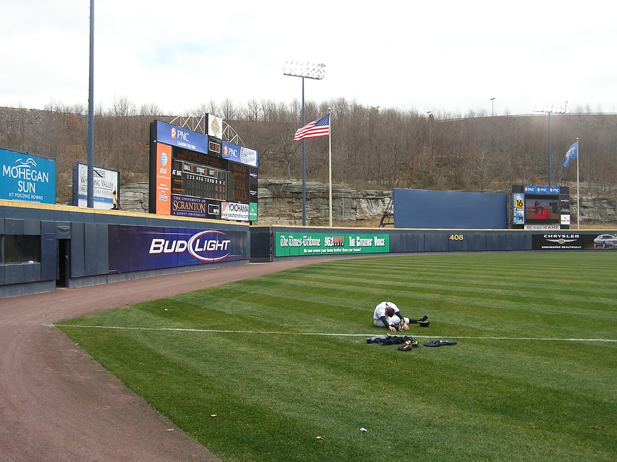 Pre Game Warm ups - PNC Field