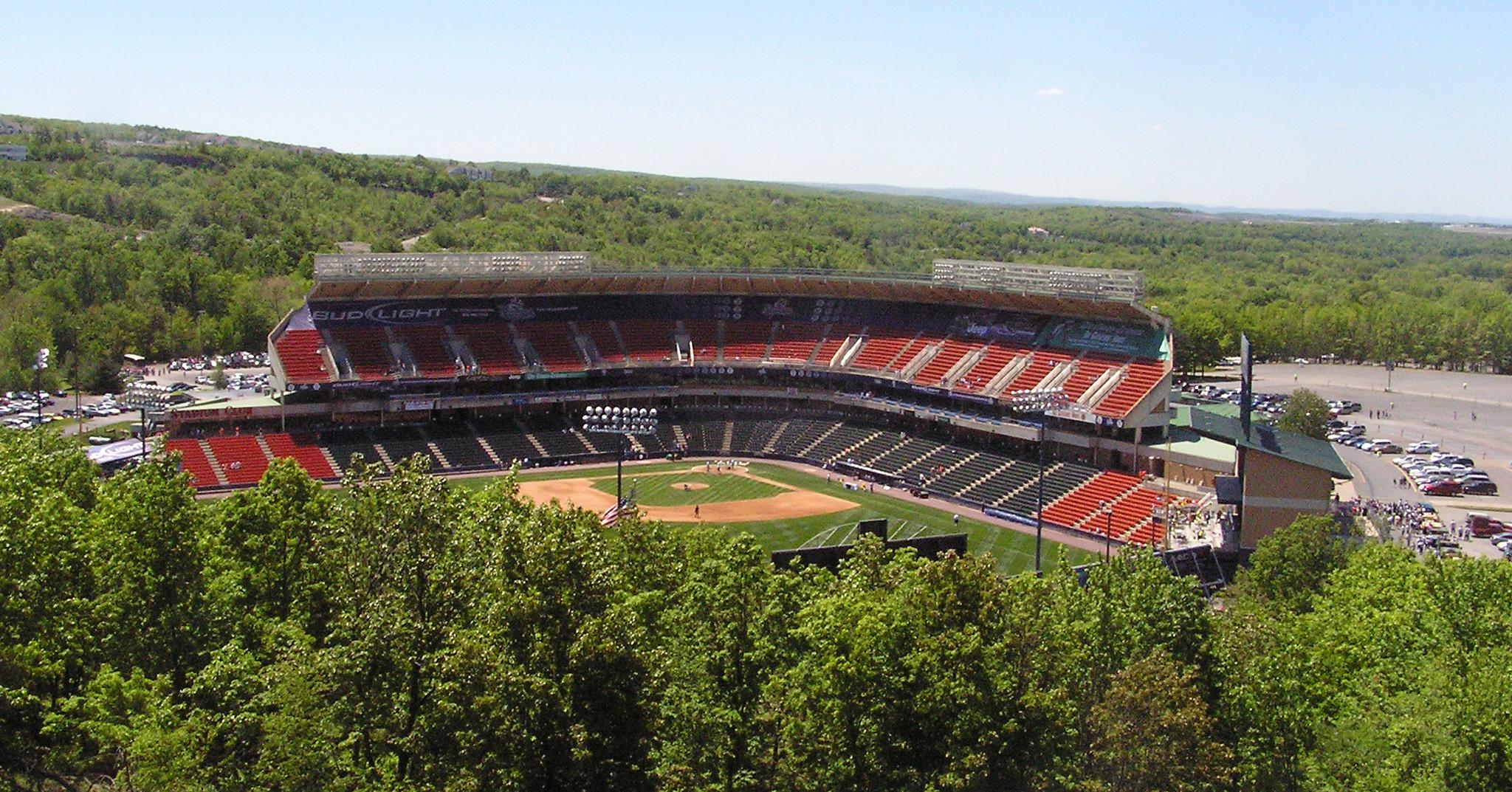 PNC Field from above - Moosic, Pa.