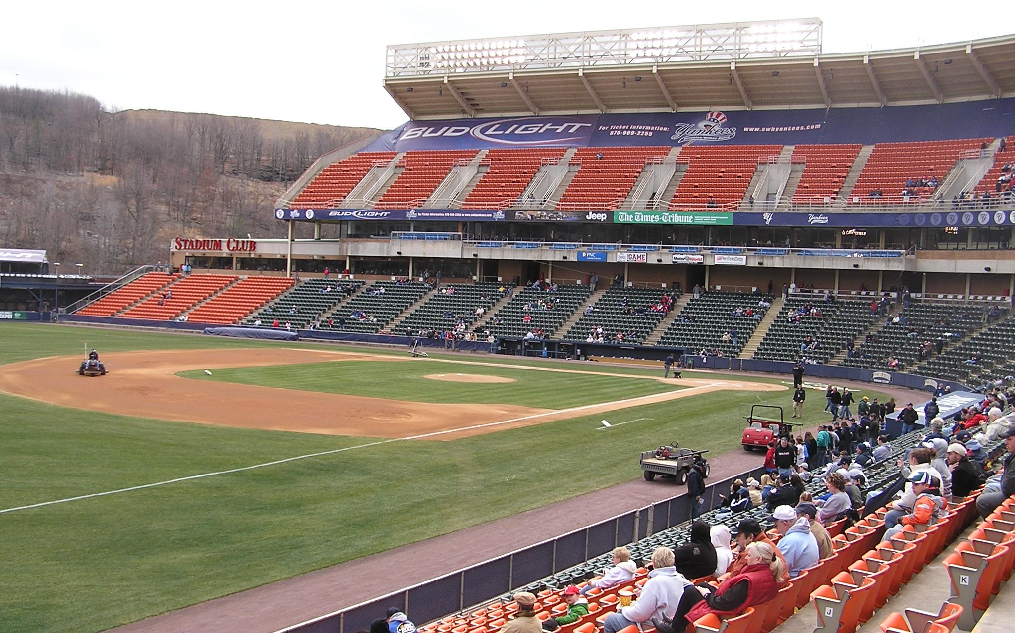 PNC FIELD from Left Field - Moosic, pa